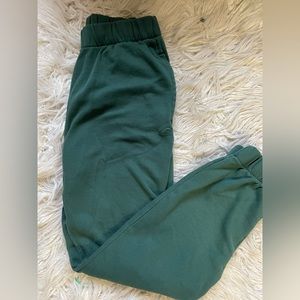 Green Hollister sweatpants